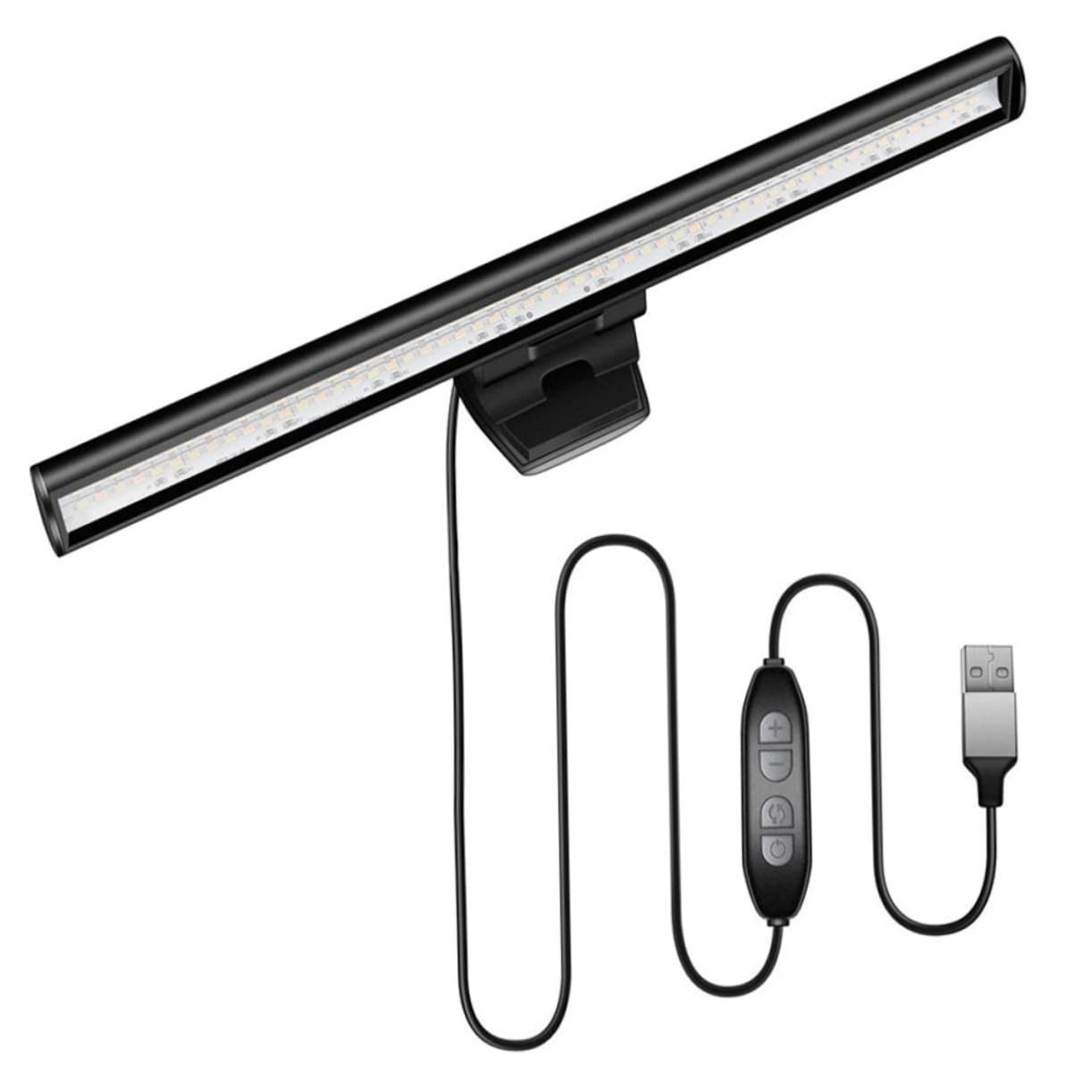 TOBBOMEY 1set Computer Screen Hanging Light Bar Three Color Temperatures Eye Led Monitor Light for Home Office and School Use