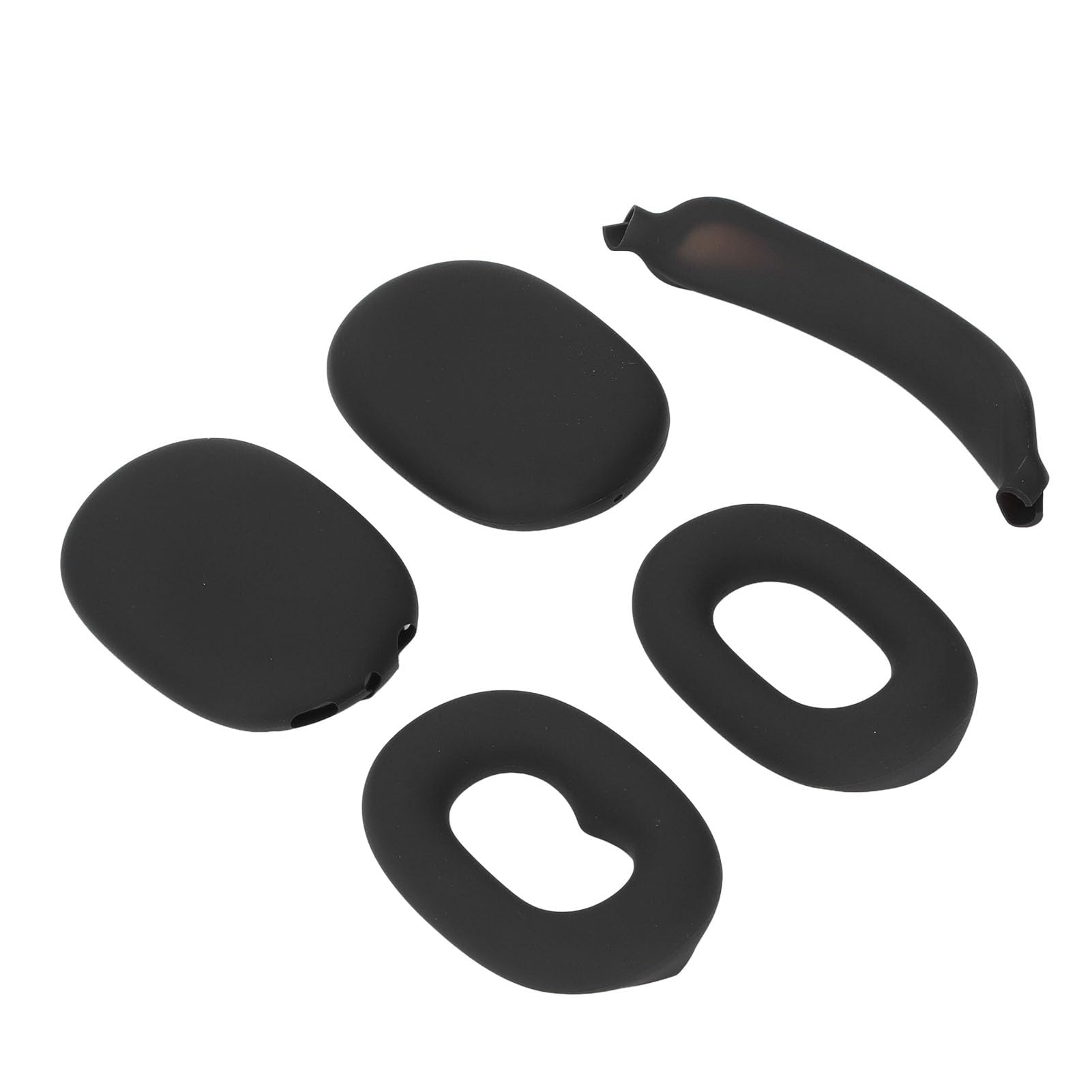 Fafeicy Custodia Headphone EVA Rigida con Coperture in Silicone per (BLACK)