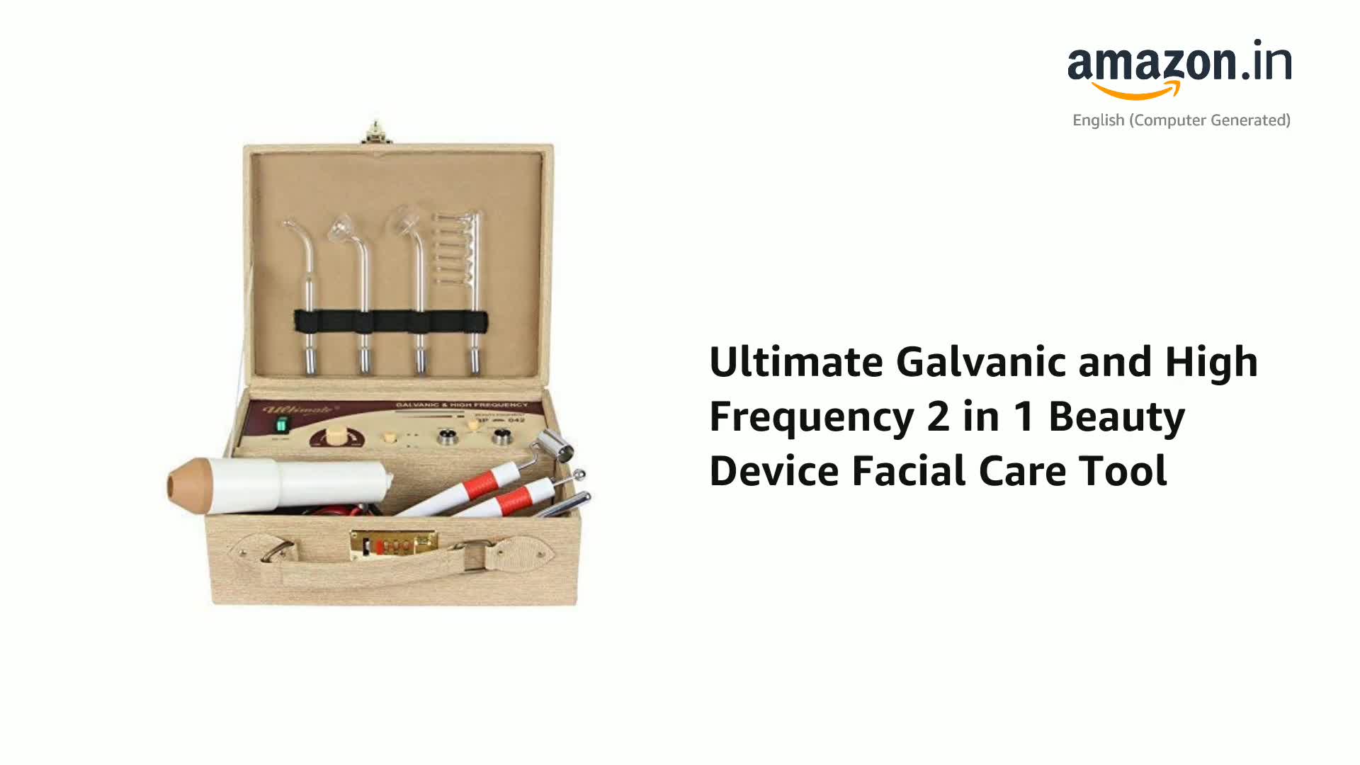 Ultimate Galvanic and High Frequency 2 in 1 Beauty Device Facial