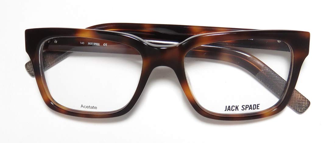 Jack Spade 005L Men's Howard Blonde Havana Frame Eyeglasses