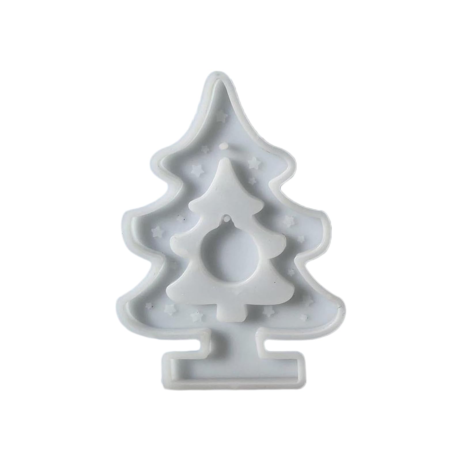 Msioytog Christmas Themed Silicone Tree Shape for Chocolate Food Safe Crafting Accessory Christmas Tree
