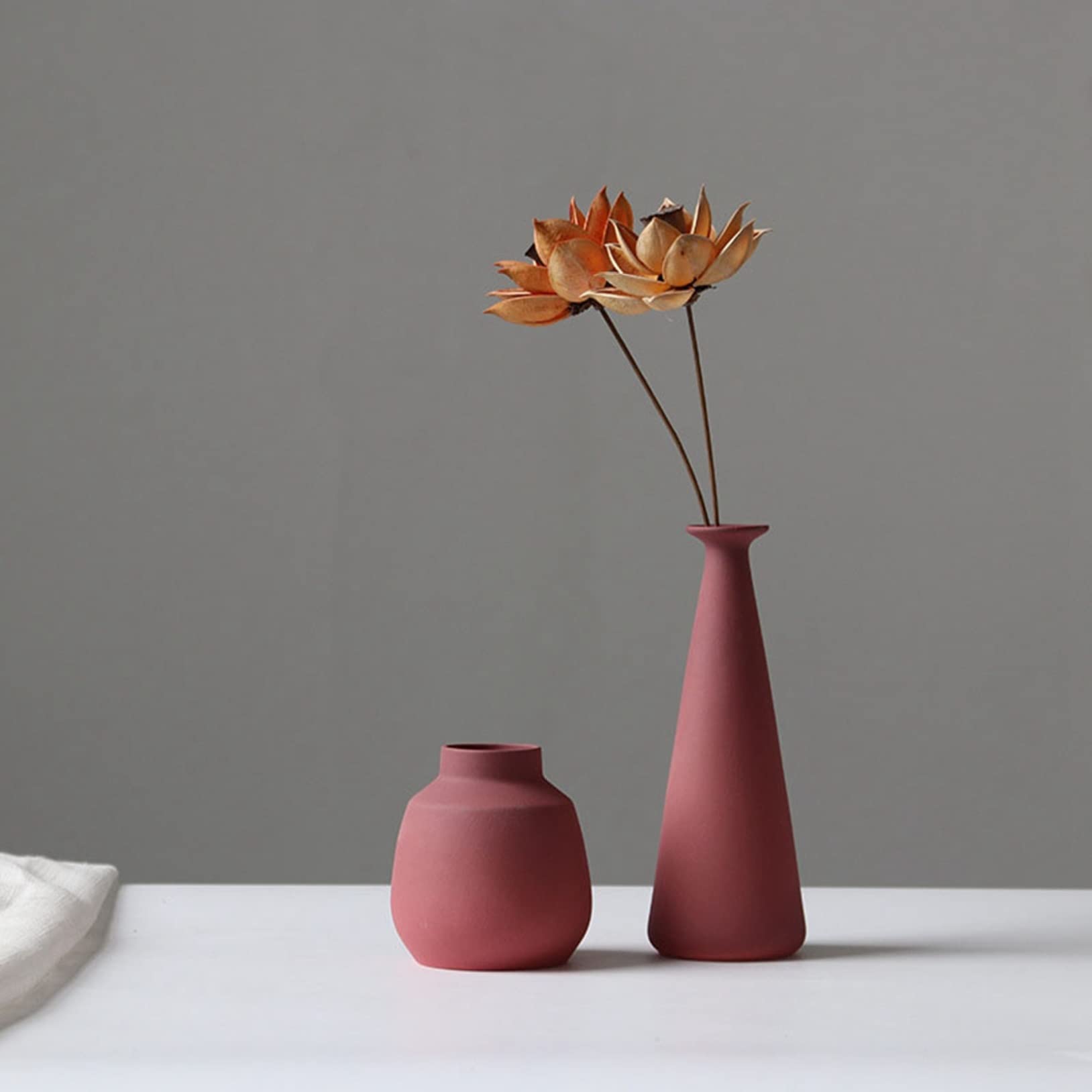 流し釉彩の手作り陶花瓶 500x0.jpg