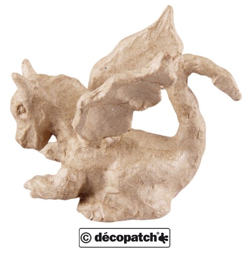 Lot 5 Supports Vache Papier Mâché à Décorer - Décopatch, 12,5x5x8 Cm, Anneau