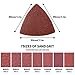 200Pcs 80mm Triangle Sanding Pads, Hook and Loop Triangular Sandpaper for 3-1/8 Inch Oscillating Multi Tool Sanding Pad, Grit 40/60/80/100/120/180/240, for Wood/Plaster Other Surfaces Polish Sanding