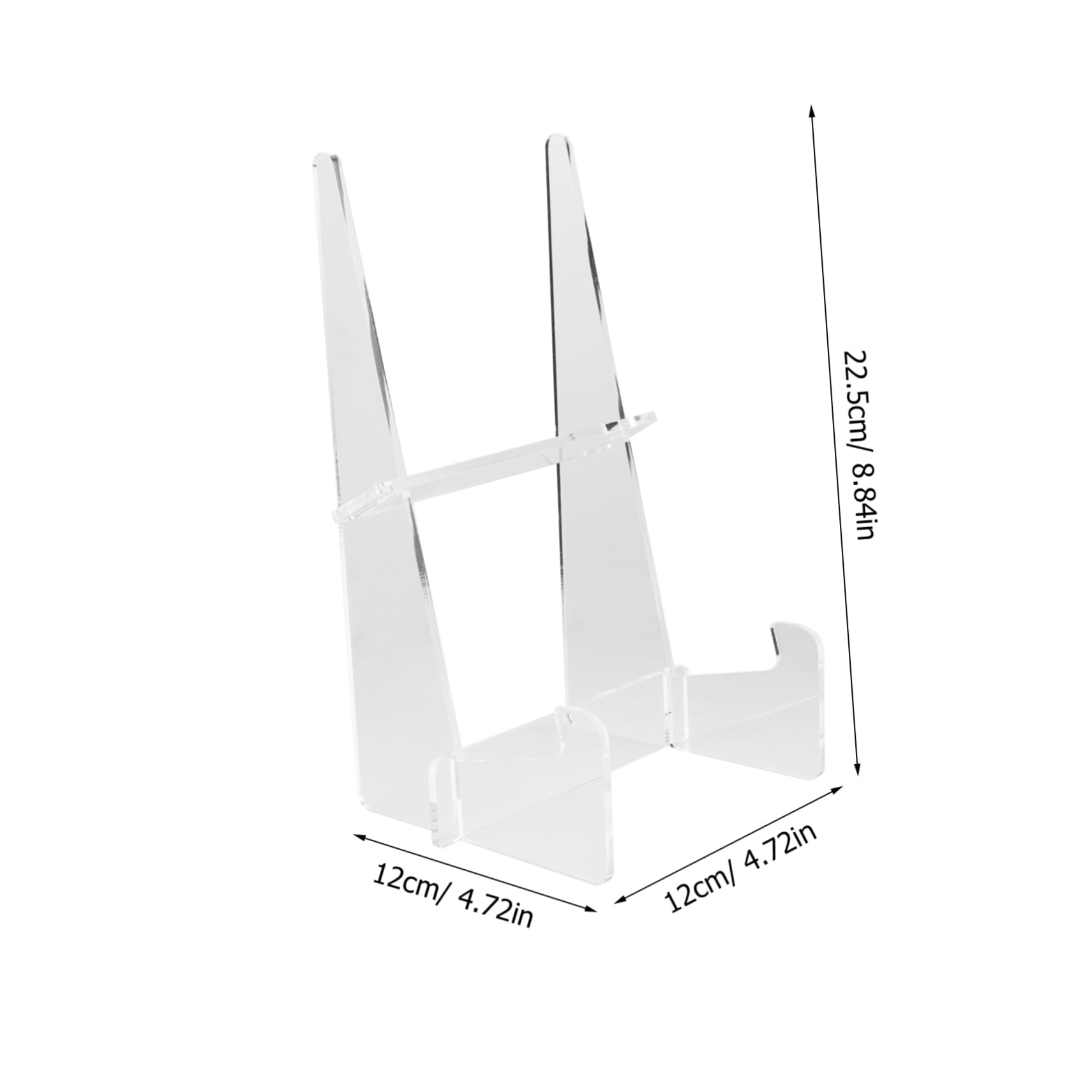 KICHOUSE Cookbook Holder Acrylic Book Stand Multi-use Recipe Stand for Kitchen Sturdy Easy to Cle