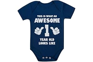 1st Birthday Boy Girl Gifts - Bodysuits for Awesome Babies