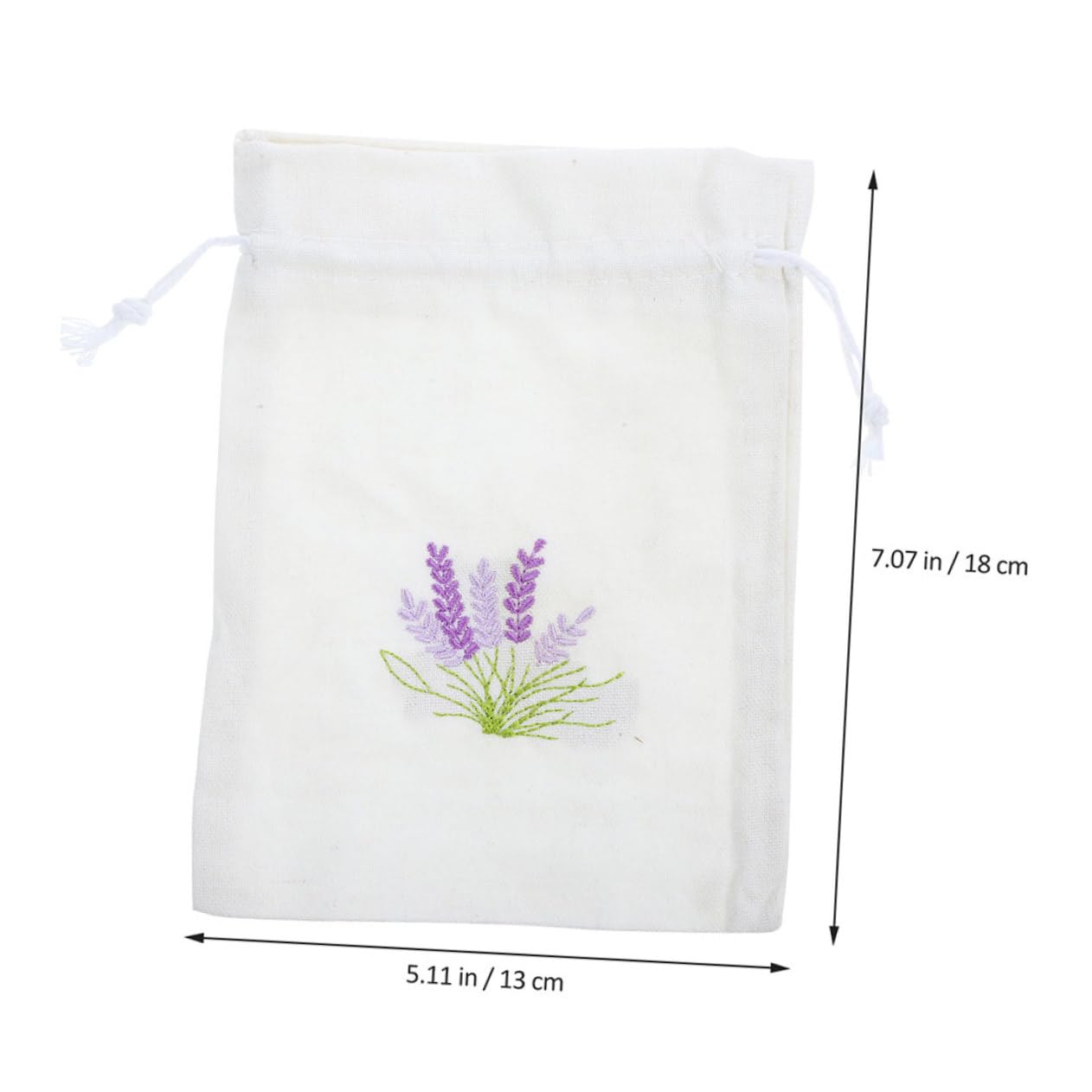 Happyyami Stylish Empty Sachet Bag Drawstring Mesh Pouch for Jewelry Fabric Party Favor Perfume Spice Storage for Occasions