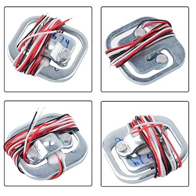 4pcs 50kg Load Cell Weight Sensor Gauge Human Body Digital Scale Half Bridge Strain + HX711 AD Amplifier Module for Arduino DIY Kit