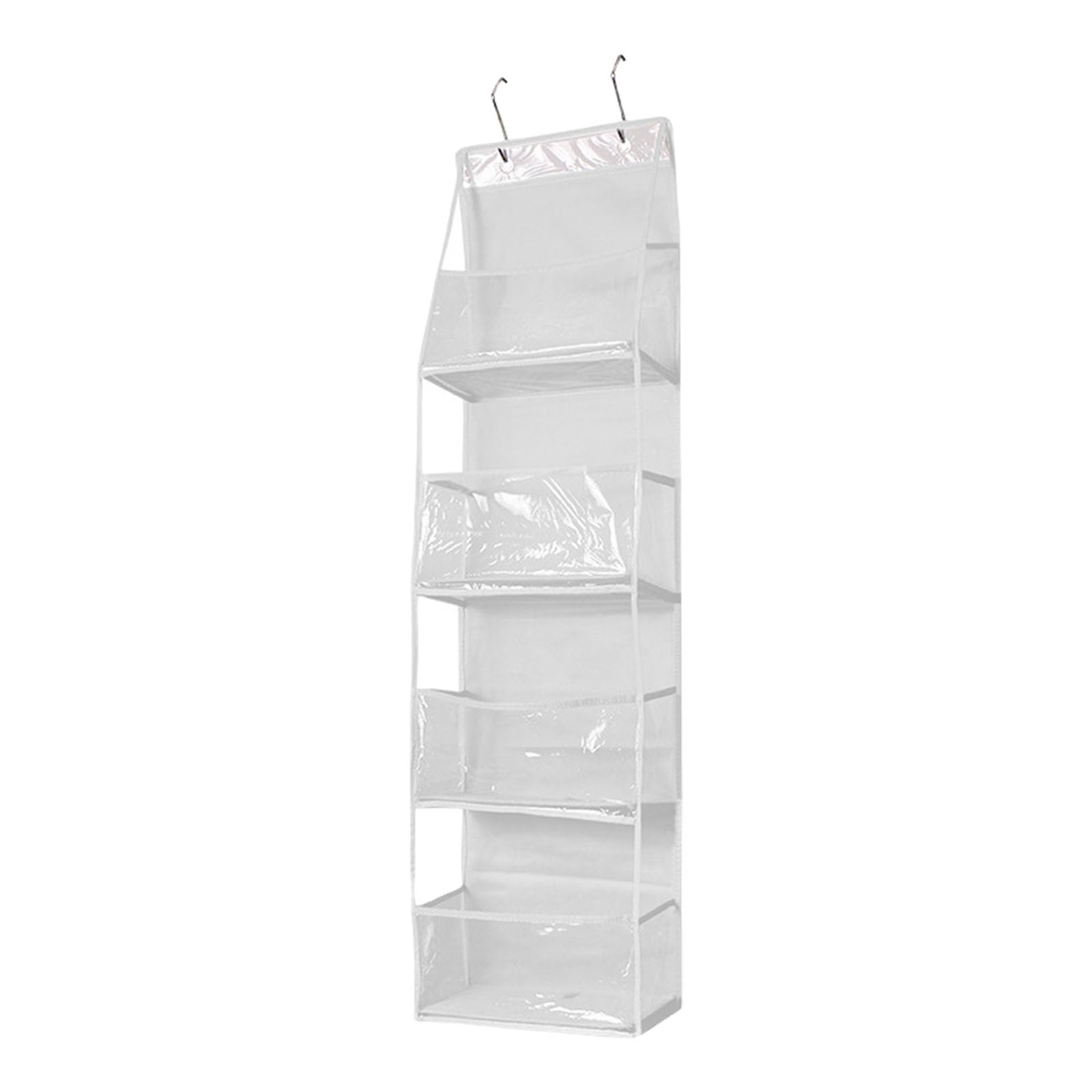 Jazuaiao Multi-layer Storage Hanging Bag Miscellaneous Organiser Over Door Hanger with Pockets Home Organization Tool Pvc Over the Door Storage Pockets