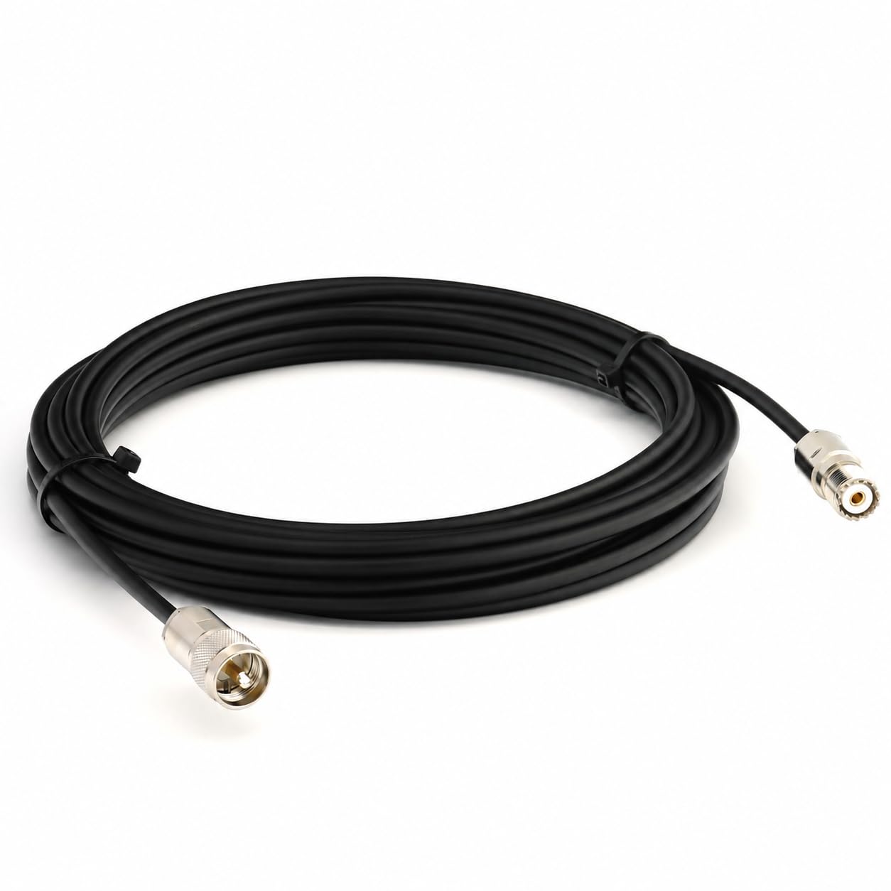 30 m PL259 auf PL259 UHF RG8X CB Koaxialkabel — UHF Stecker auf Stecker Koaxial-Verlängerung 50 Ohm — für HAM CB Funk Antenne SWR-Meter Amateurfunk Kurzwelle RF