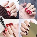 Ensemble de Stylos à Ongles Professionnels – 6 Couleurs par Ensemble, Stylos à Vernis à Ongles 3 en 1 Sèche Rapidement, Stylos Gel Colorés pour DIY Nail Art, Stylo Vernis à Ongles Facile pour Femmes et Filles (B)