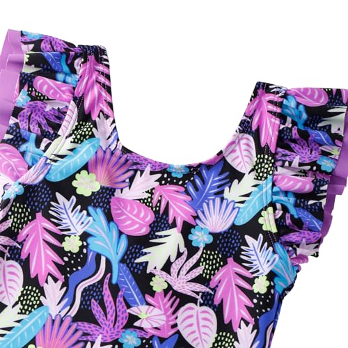 LIZENS Girls' One-Piece Swimwear Stylish Girls Swimsuit for Kids Colorful Girls Bathing Suit with Ruffle4