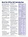Word for Microsoft 365 (Office 365) Introduction Quick Reference Guide - Windows Version (Cheat Sheet of Instructions, Tips & Shortcuts - Laminated Card)
