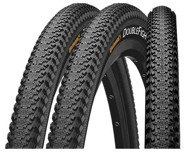 Bikes4Life Continental Tyre Shop:- 2/29 x 2.0 Continental Double Fighter Cycle Tyres