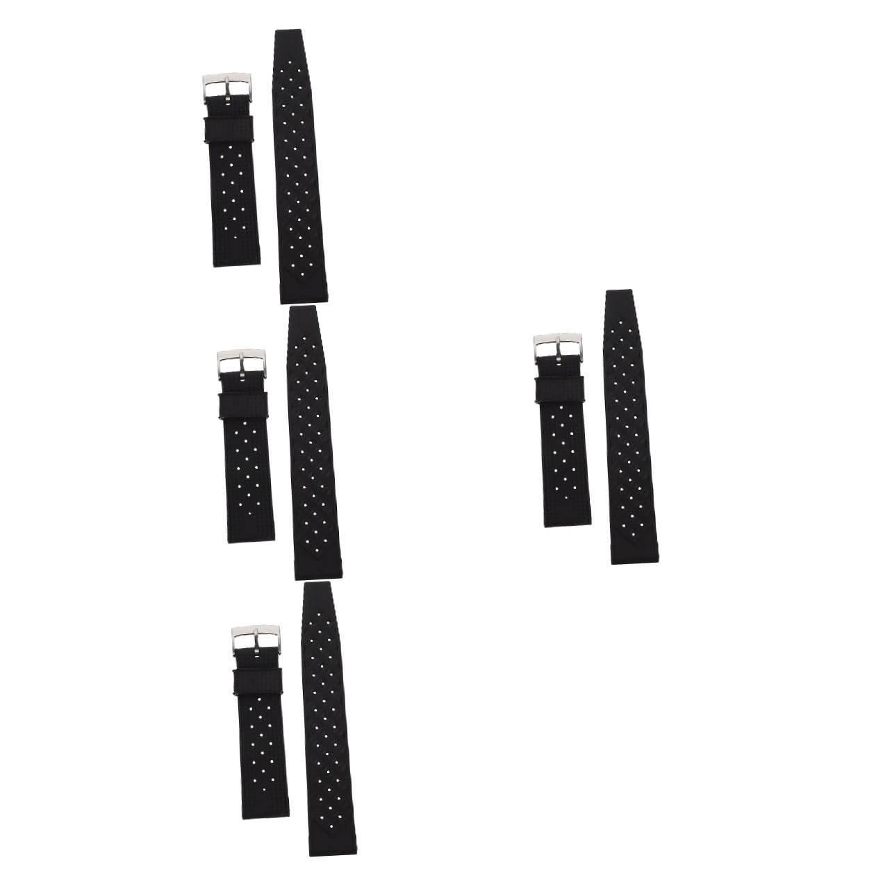 Hemobllo 2 Pièces Bracelet En Silicone Respirant Bracelets En Silicone Bracelet Noir Accessoires D'Été Bande De Smartwatch Accessoires De Smartwatch Bandes De Smartwatch Ceinture De Montre