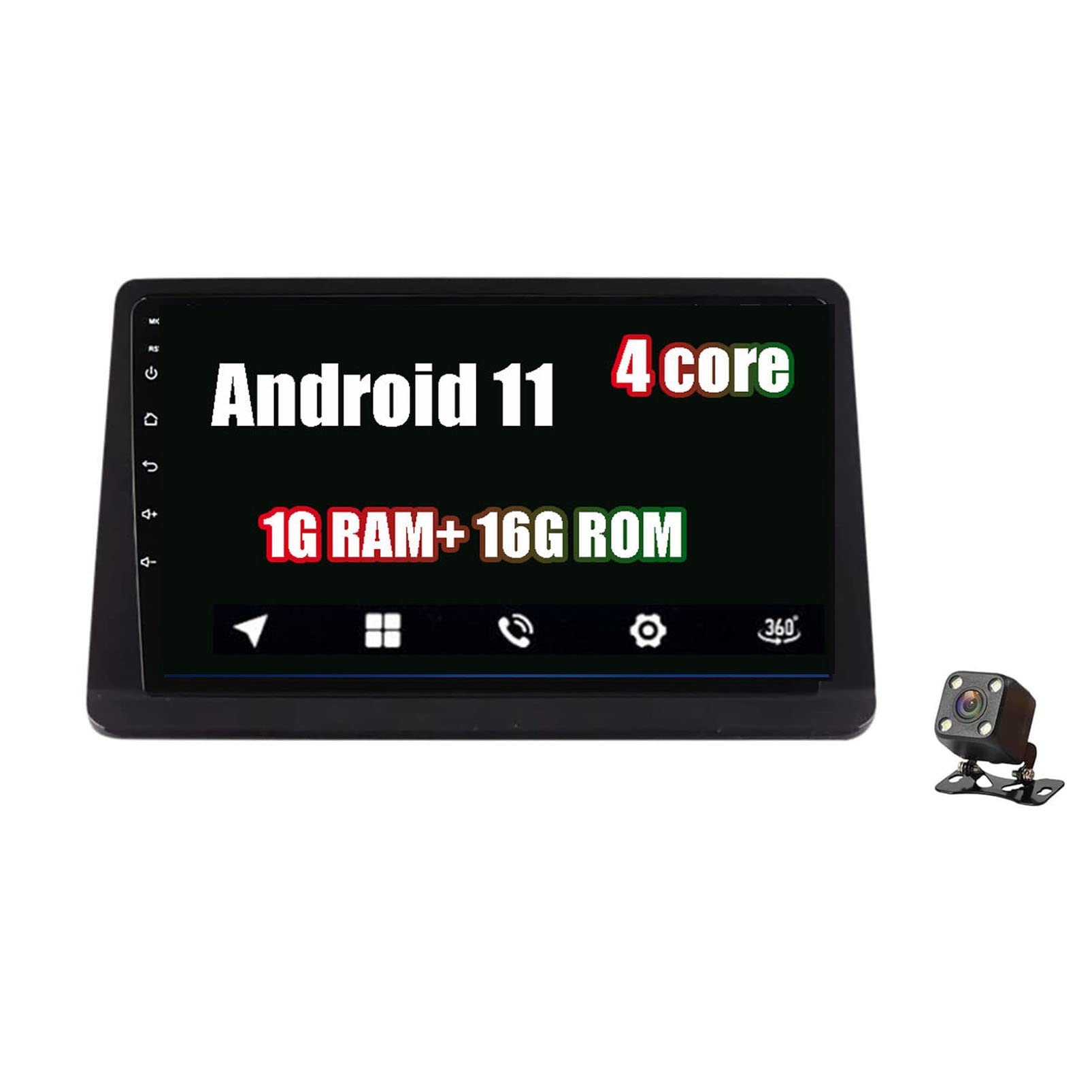 PLOKMCarplay RDS FM Car Radio Android 11 9" IPS Touch Screen Car Stereo for Mitsubishi Cheetah Kingbox 2002-2014 Support USB DSP Steering Wheel Control DAB+ OBD DSP DVR+