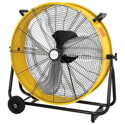 hykolity 24" Ultra Quiet High Velocity Drum Fan
