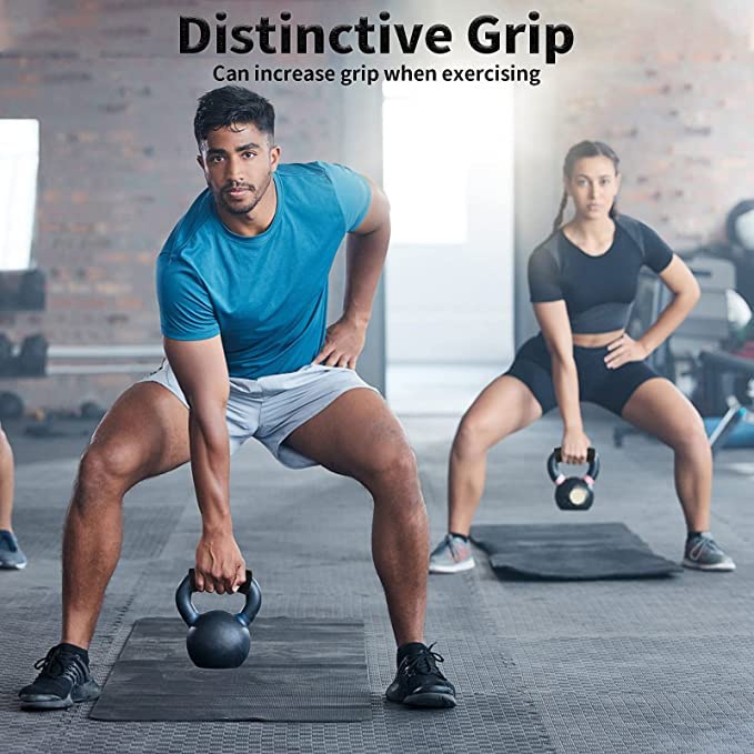 FITCOZI Gym Grip Pads for Weight Lifting Workout Pads Pull up Neoprene Comfort Weightlifting Hand Grips Light Gym Grips Gymnastics Hand Grips for Men Women No Sweaty Hands 10 pcs (Advance) 2