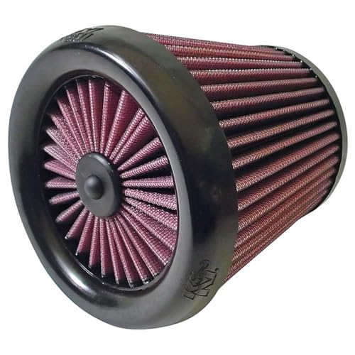 Image of K&N Universal X-Stream Clamp-On Air Filter: High Performance, Premium, Replacement Filter: Flange Diameter: 2.4375 In, Filter Height: 6.125 In, Flange Length: 0.875 In, Shape: Round, RX-3810XD