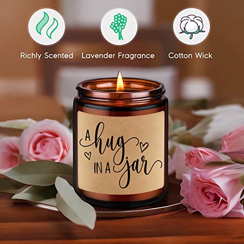 Gspy A Hug In A Jar Candle - Miss You Gifts For Women, Birthday Gifts For Mom, Men, Friends - Sympathy Gift, Sending Hugs - Divorce, Get Well, Cancer, Grief, Thinking Of You, Breakup, Grieving Gifts #TOP1