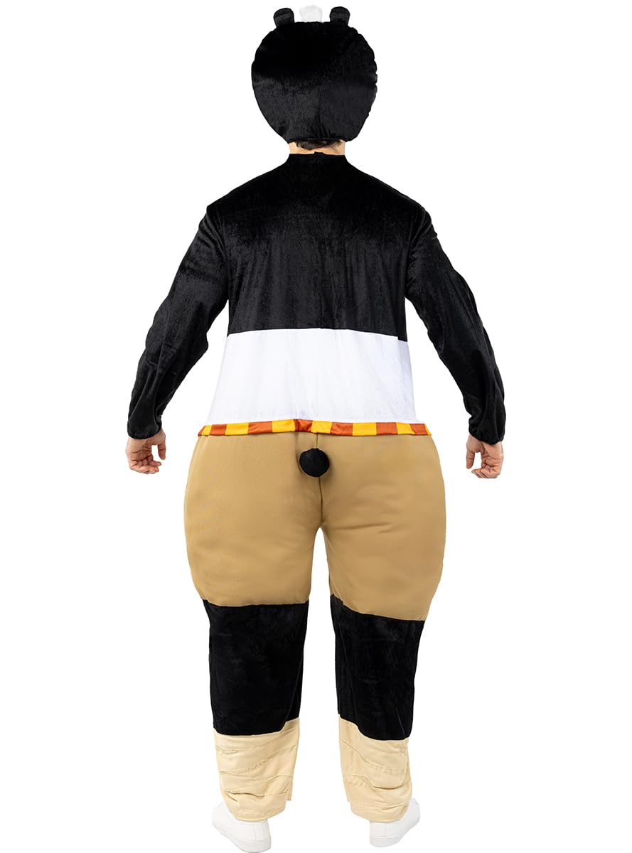 Funidelia | Disfraz de Kung Fu Panda para hombre y mujer Dibujos Animados, Películas & Series - Disfraz para adultos y divertidos accesorios para Fiestas, Carnaval y Halloween - Talla XXL - Blanco