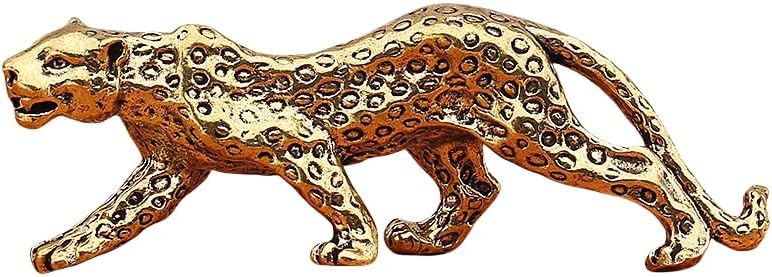 Leopard Statue - Elegant Leopard Figurine Stylish Desktop Ornament, Tabletop Decoration