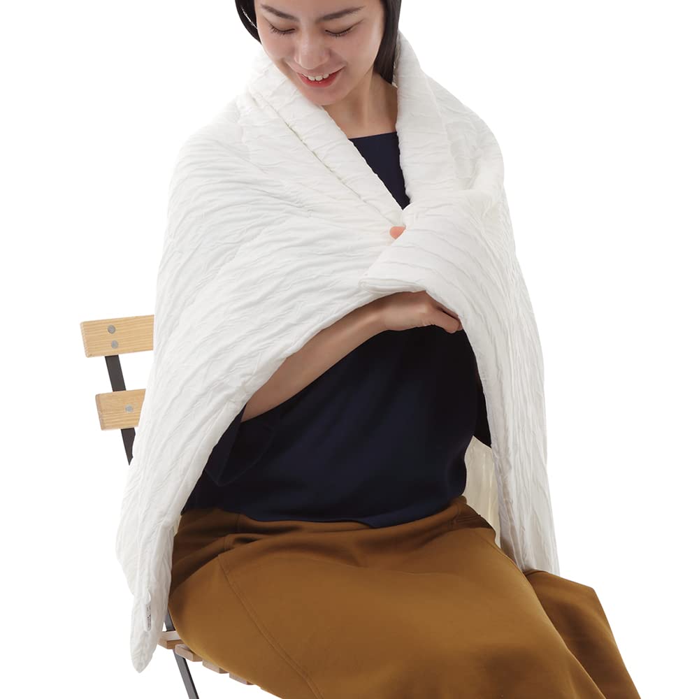Amazon｜SilkFill 洗えるシルクひざ掛け 約100×70cm アイボリー