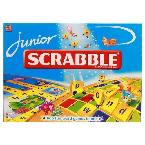 Image of ZEQTOS Scrabble Board Game, Word, Letters Game for All Ages (Multicolour),Pack of 1 (Junior)