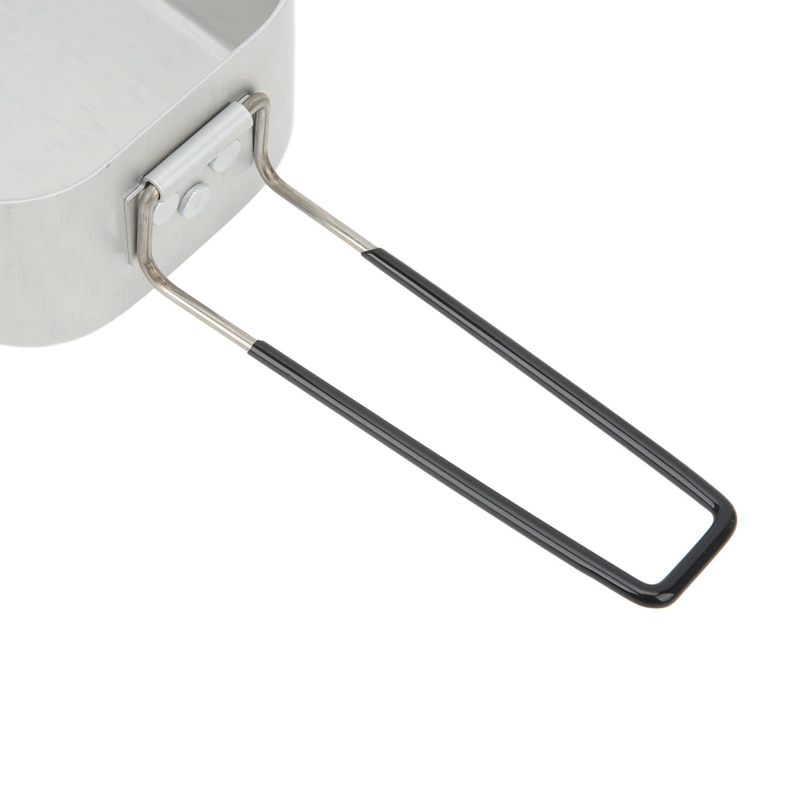 Boîte à bento pliable en alliage d'aluminium de 800 ml avec sac de rangement