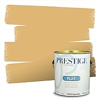 Vista 165 de PRESTIGE Pinturas de pintura exterior e imprimación en uno, 1 galón, plano, combinación comparable de Benjamin Moore* Manzanilla*