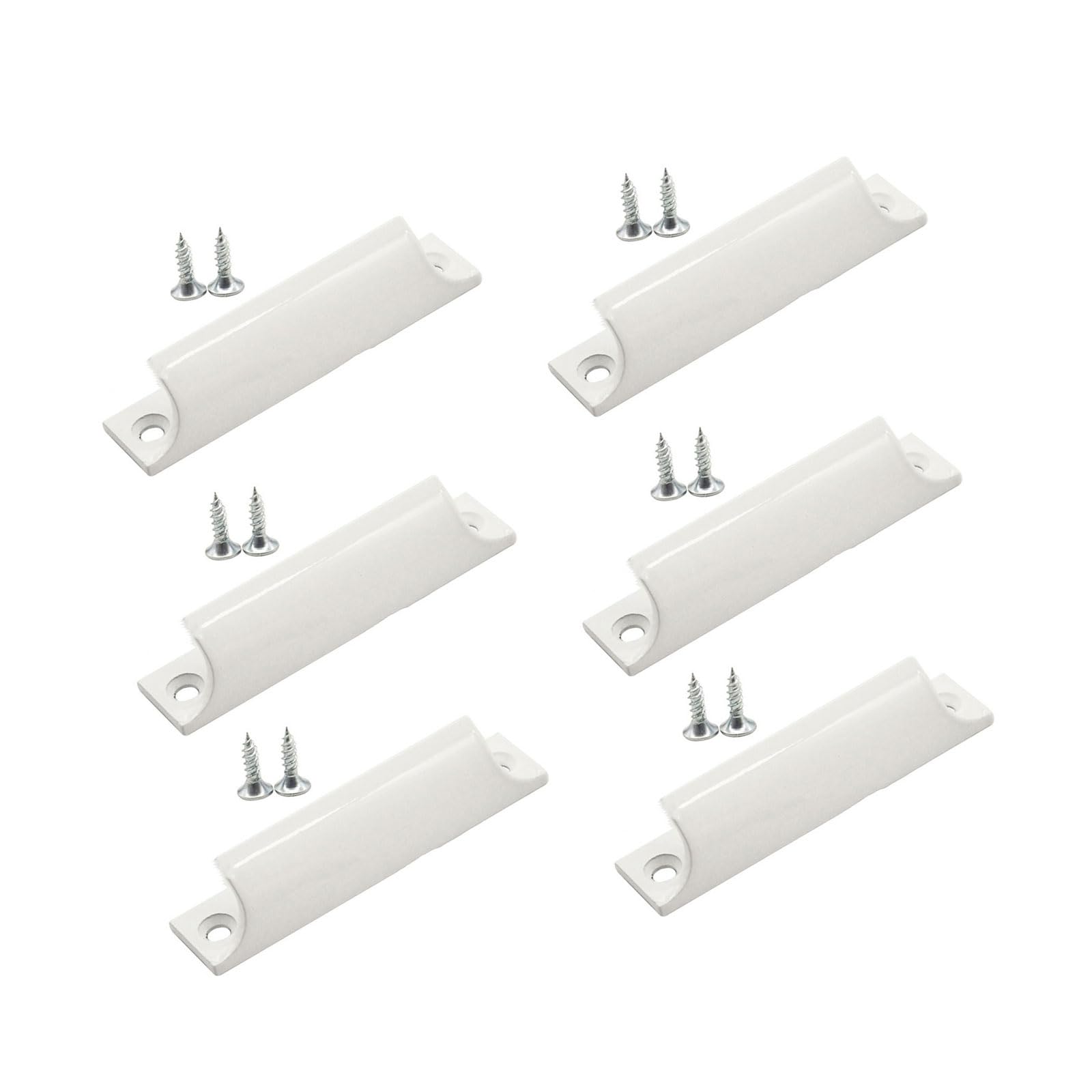 6 Drawer Pulls 3" Aluminum Handles Modern Cabinet Handles Set Home Renovation Cabinet Handles for Cabinets & Wardrobe