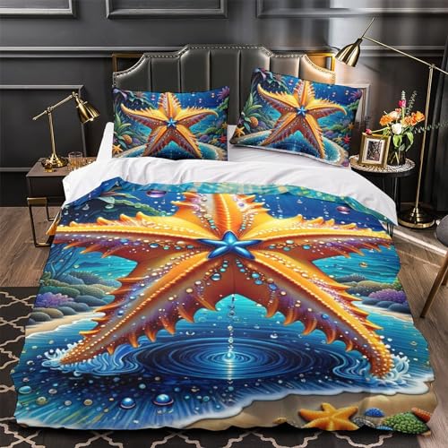 Parure de lit imprimé 3D 140x200cm pour chambre ado