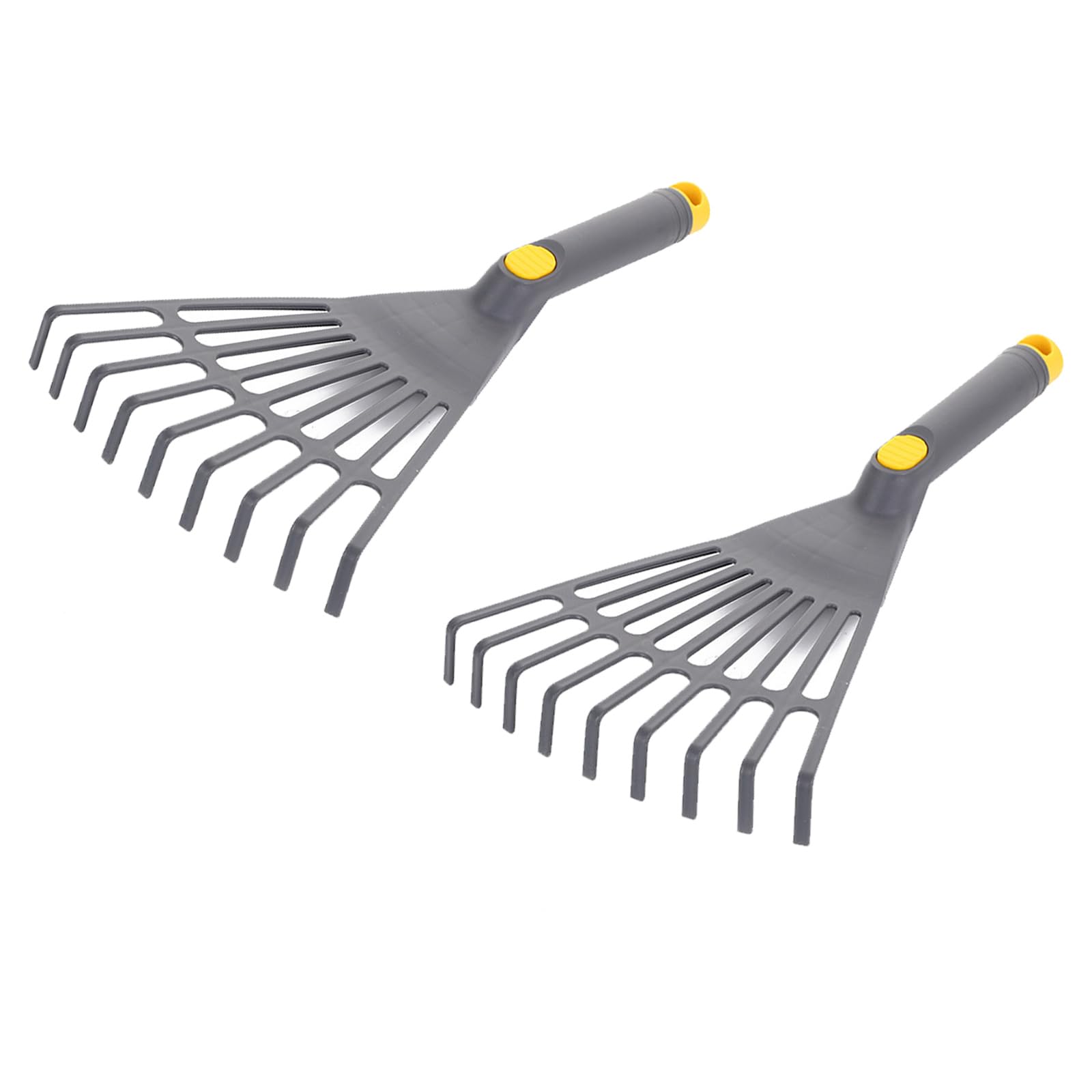 Fgdtree Grey Nine Prongs Rakes Suitable For Home Garden And Agriculture Efficient Soil Aeration Landscaping Weeding Removal Soil Farmer Tool