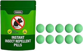 Mouse & Rat Repellent Pills – Peppermint Oil Formula for Car, Garage, Home – Keep Rodents Away Naturally (Pack of 10)