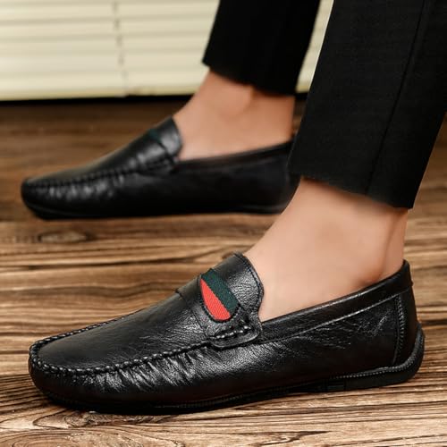 Mens Loafers Comfortable Slip-on Walking Shoes Nonslip Casual Suitable for Daily Leisure and Outdoor Walking2
