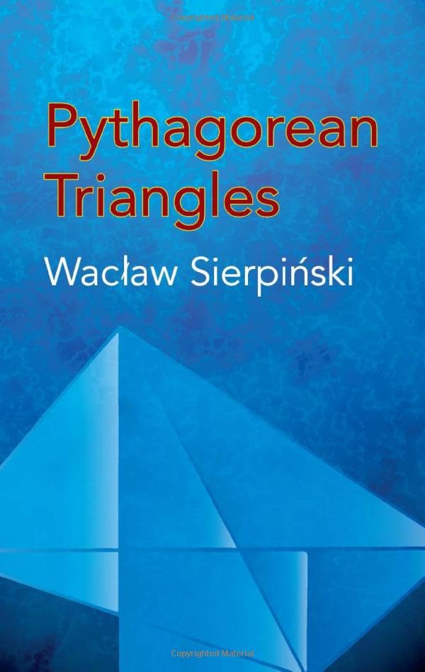 Buy Pythagorean Triangle (Dover Books on Mathematics) — BookShops.in