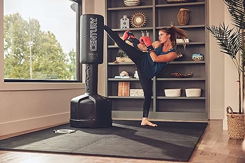 Century Original Wavemaster | Freestanding Punching Bag with Base | Boxing Training Equipment | Punching Bag Stand Adult | Freestanding Kickboxing and MMA Trainer | Adjustable Height 47\" to 68\" - Thumbnail 6