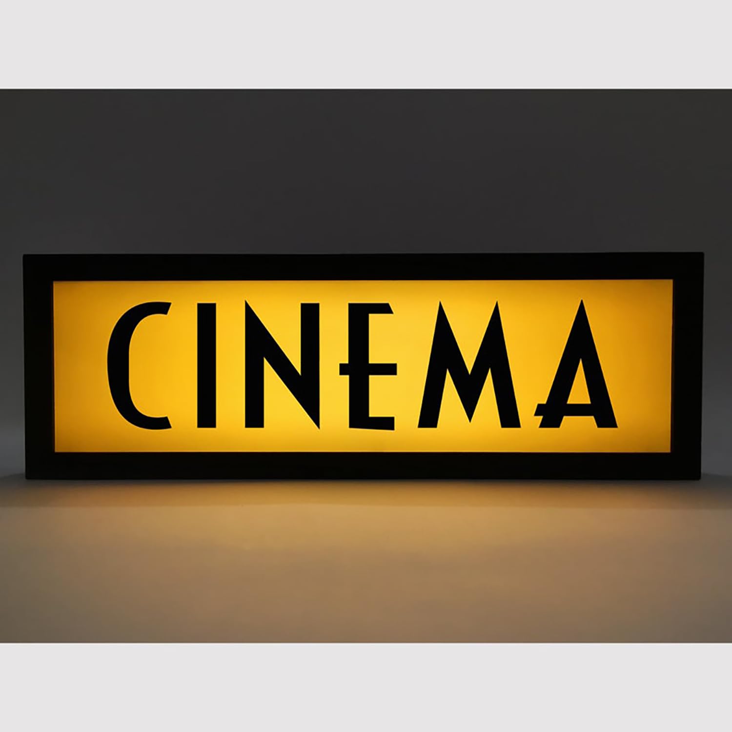 CINEMA RGB LED Neon Lightbox con telecomando Studio Podcast Radio Lights Sign per Cinema Caffè Home Wall Decor USB Powered