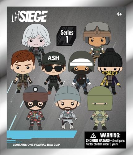 Rainbow Six Siege Series 1 – 5' Collectible Bag Clip – Blind Bag (ONE Random Figure) – Video...