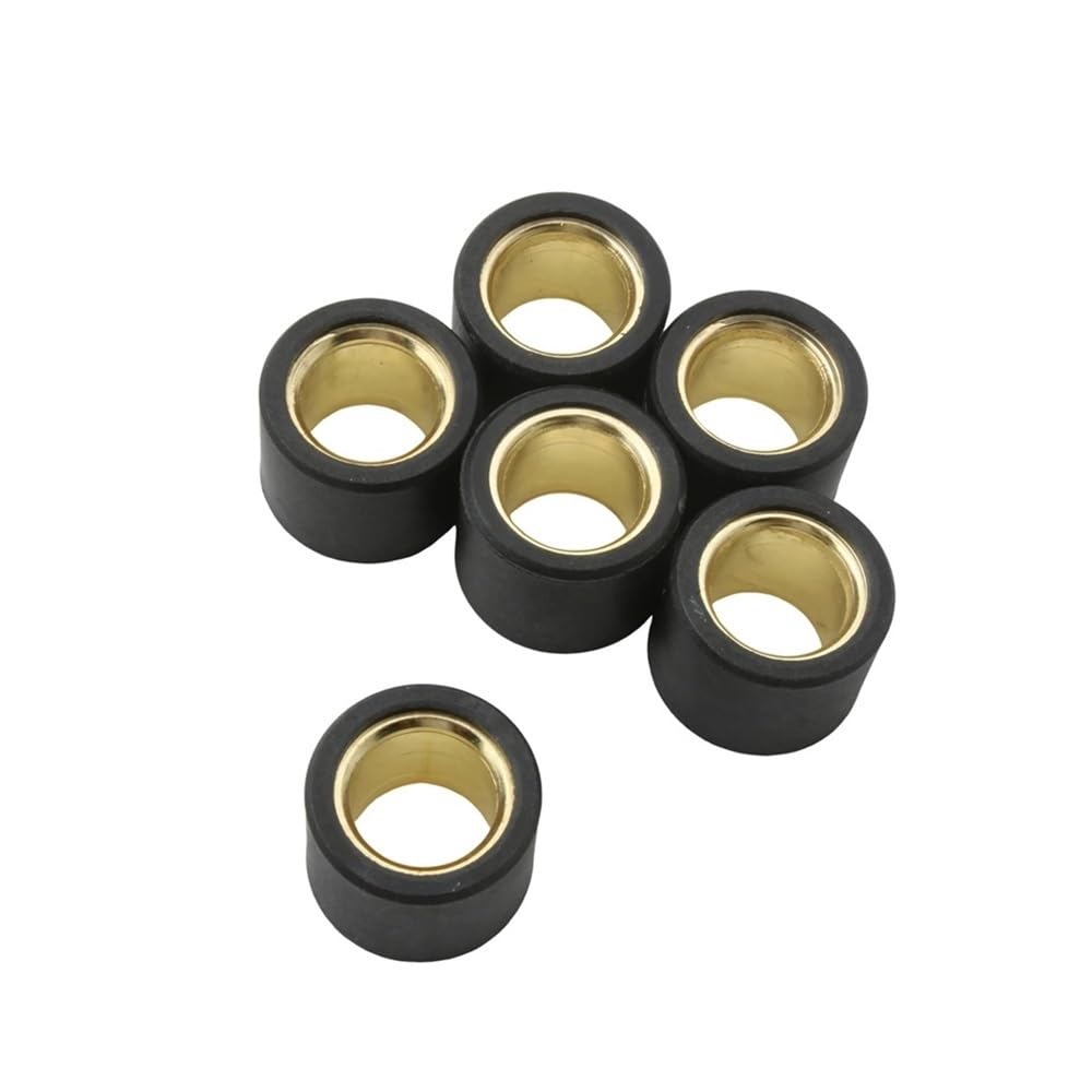 Lot de 6 galets de variateur de 13 g (21 x 17 mm) for scooters Pia Beverly 125 Tourer EU3, Carnaby MP3 IE X Evo X7 X10 125 cm³ - Pièces de rechange