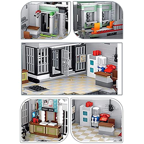 FYHCY Bausteine Haus Bausatz, Panlos 613002 Arkham Asylum, 7537 Klemmbausteine Sanctum Sanctorum mit Beleuchtung… – Bild 8