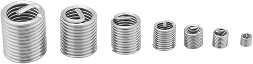 Miniatura 4 de Kit de reparación de rosca, kit de insertos de bobina, kit de reparación de roscas de acero inoxidable, insertos M3 M4 M5 M6 M8 M10 para evitar