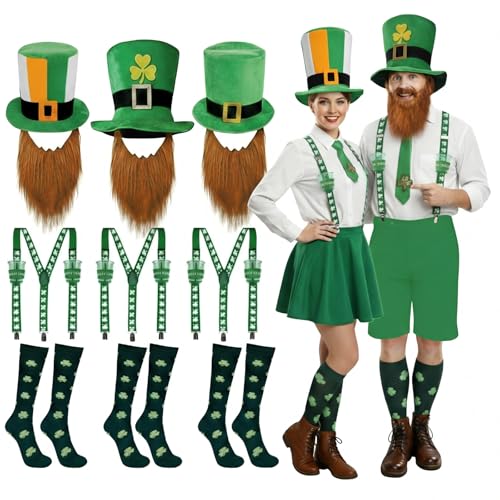 Yearntown 18 Pcs St. Patrick's Day Costume Accessories...