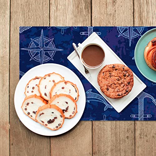 Sets de table nautiques bleus pour décorer et protéger votre table à manger