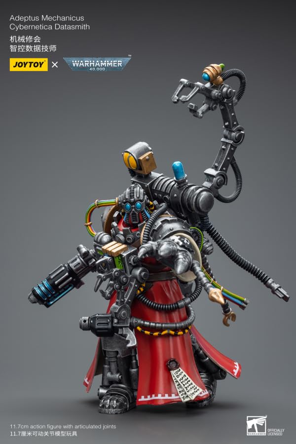 JOYTOY (CN) Warhammer 40K - Adeptus Mechanicus Cybernetica Datasmith, Multicolor, 6 inches - Image 4