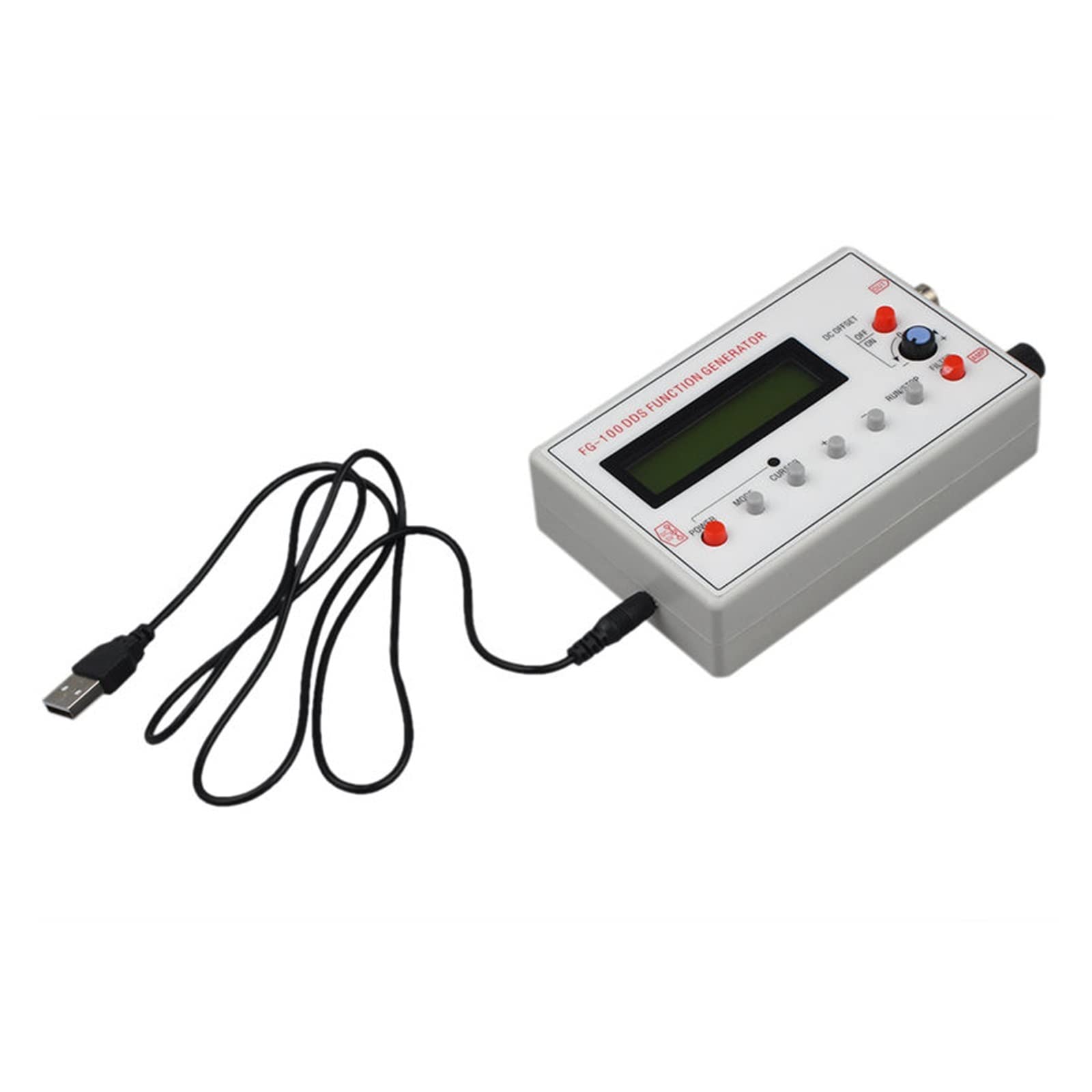 Generador de señal de corriente FG-100 DDS Función Generador de señal Contador de frecuencia 1Hz - 500KHz
