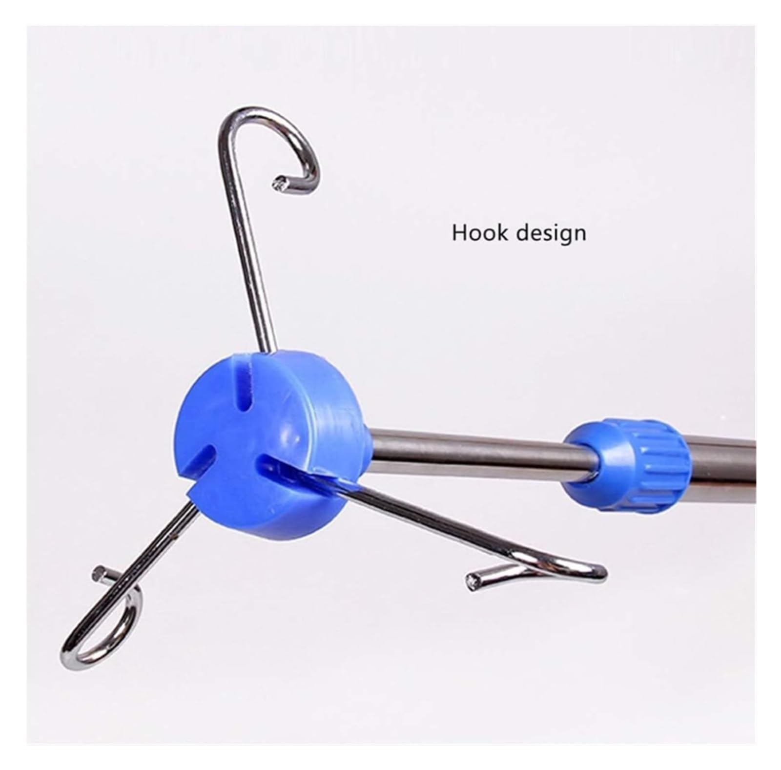 Soporte for infusión con 3 ganchos, regulable en altura. Soporte para infusión | Adecuado for equipos médicos en hospitales y clínicas.