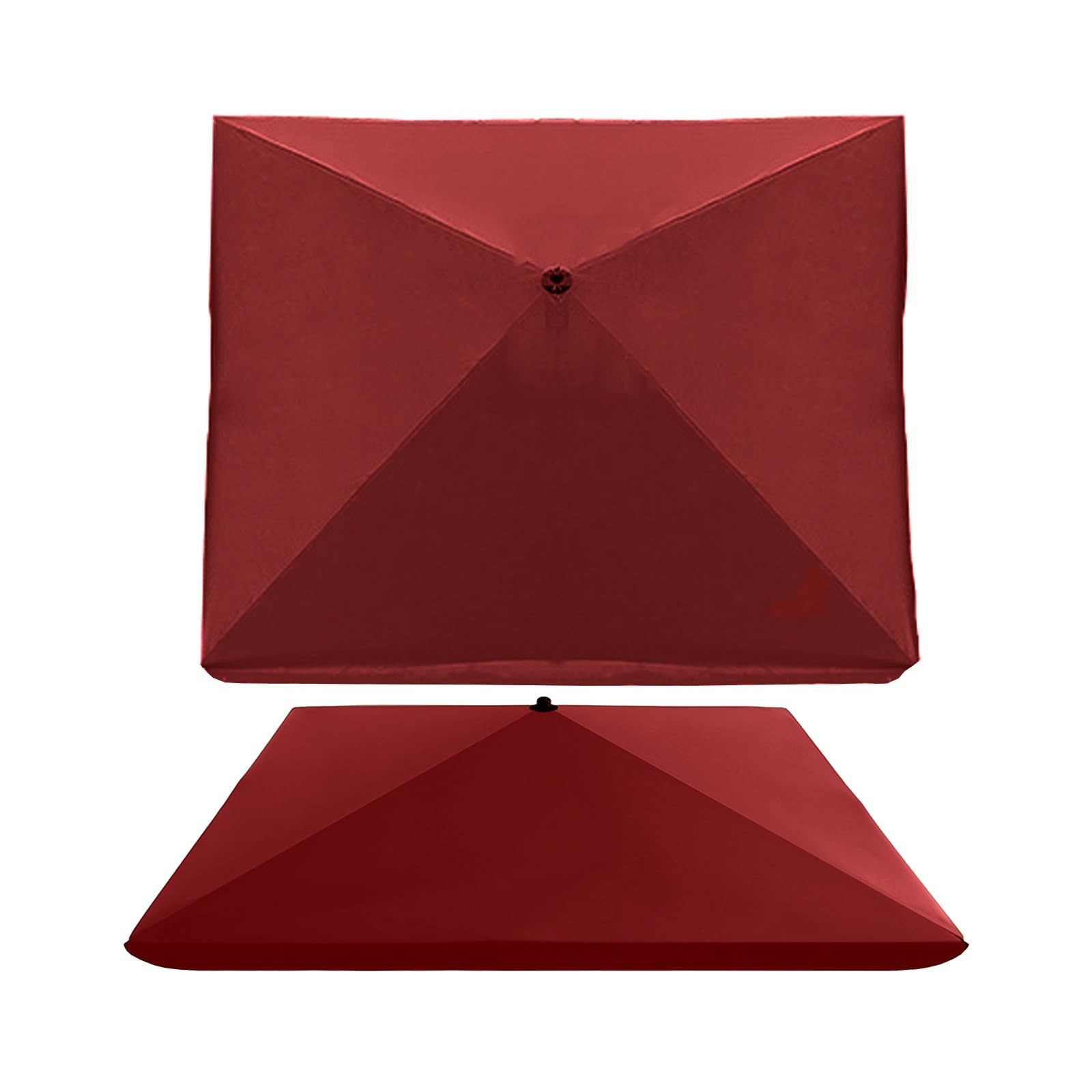 Umbrella Canopy Replacement 4 Arms, Rectangle Patio Umbrella Replacement Cloth, Replacement Parasol Garden Patio Umbrella Fabric, UV-Resistant/Washable 2.0x2.0m 2,2x1,8m 2,5x2,5m 2,8x2,2m 3,2x2,5m(Dee