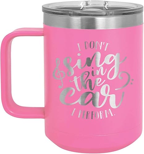 Miniatura 5 de Taza de café de 15 oz con tapa superior deslizante. Taza de café con aislamiento de viaje, ideal como regalo de cumpleaños o Navidad de mujeres o