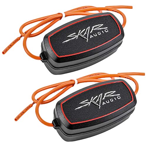 Skar Audio SK1200HZBB-PR Elite filtros de frequência – Elimina frequências 0-1,2 kHz a 4 Ohms – Par